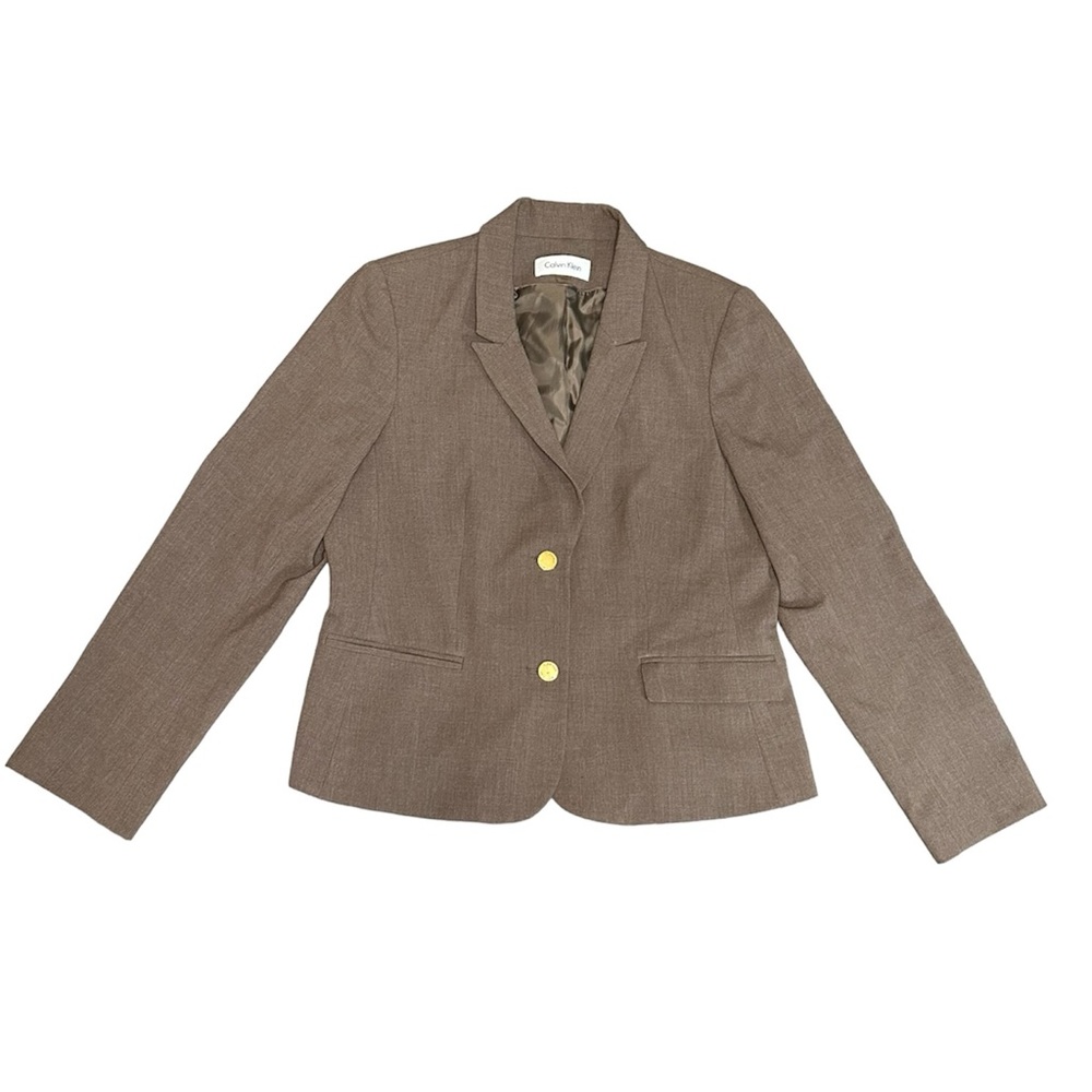Calvin Klein Women’s Blazer Size 14 petite Suit Jacket